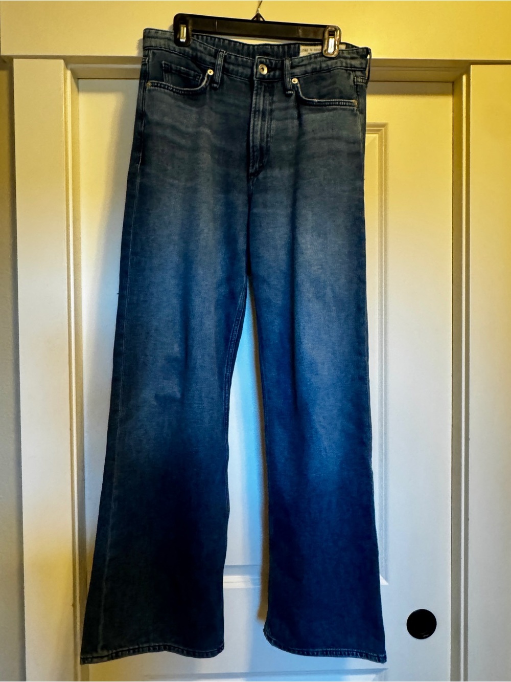 rag & bone Logan Featherweight Wide-Leg Jeans - Picture 6 of 7